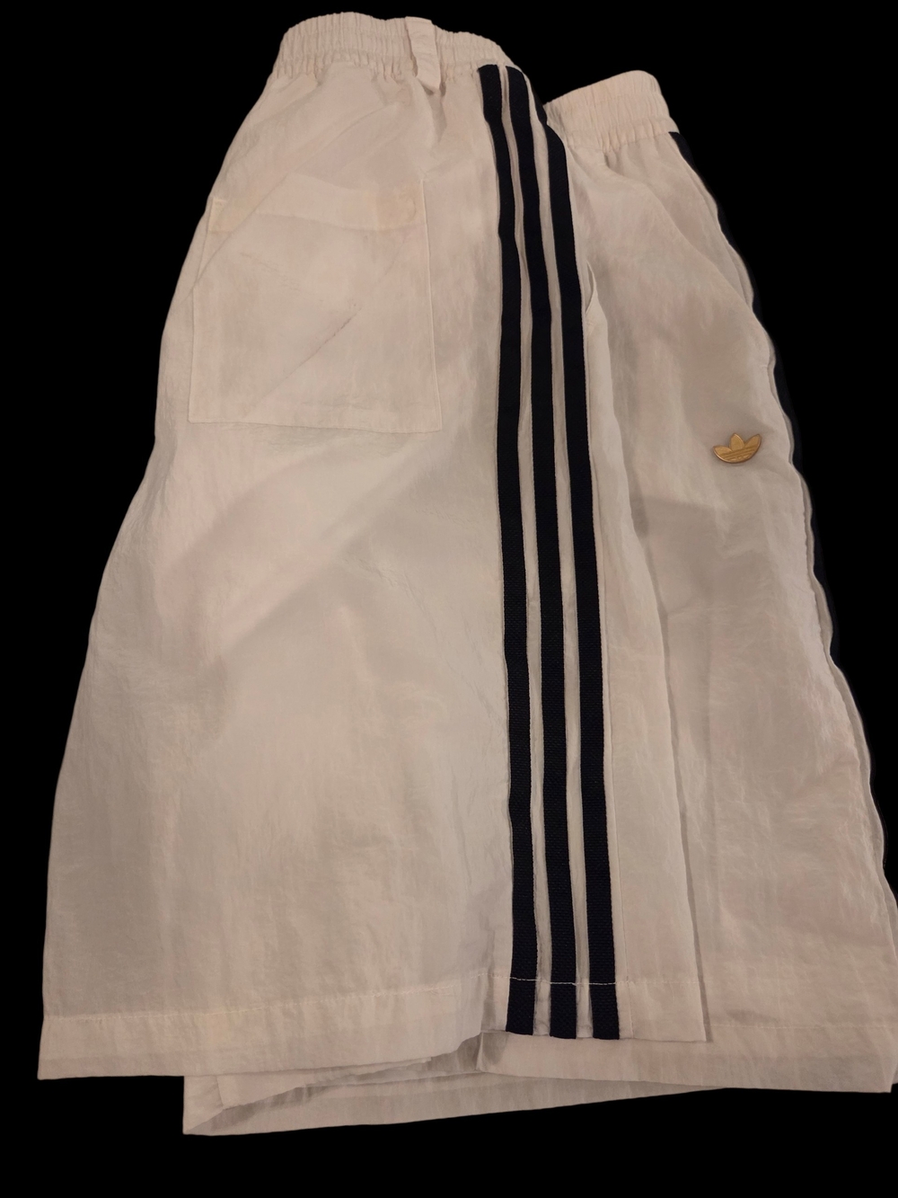 Adidas White Side-Stripe Skirt with Trefoil Logo Medium - Picture 3 of 6